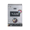 Picture of 200GSM A5 SPIRAL BLACK ACID FREE SKETCH PAD 20 PAGES
